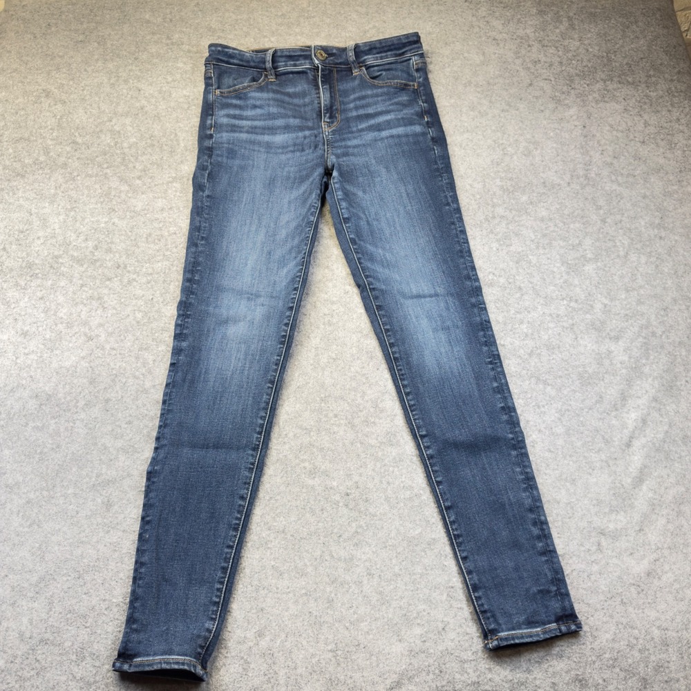 American Eagle Skinny Jeans Men 10 Long Blue Excellent Ne(x)t Level Stretch